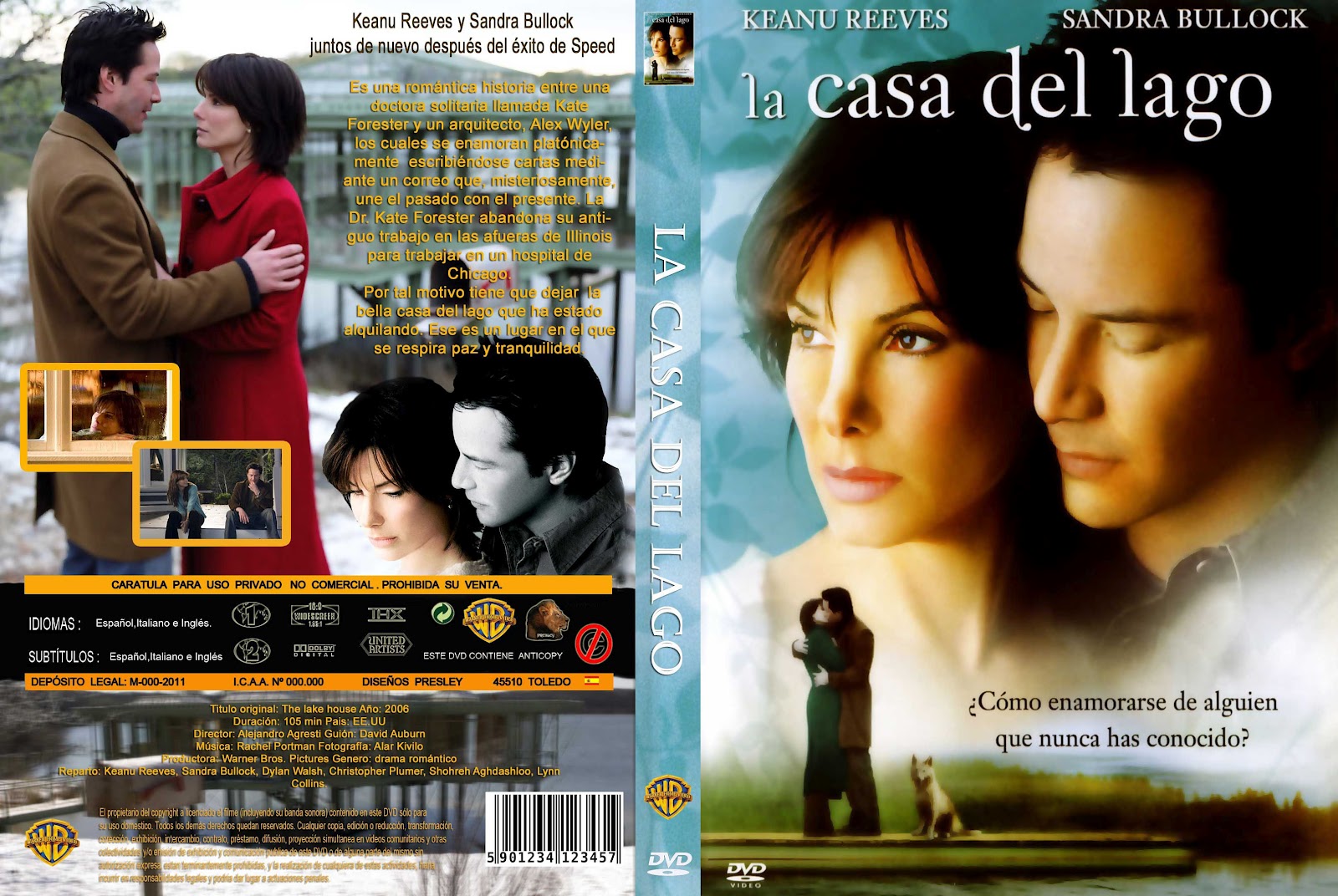 PELICULAS DVD FULL LA CASA DEL LAGO (The Lake House) PELICULAS DVD FULL LA CASA DEL LAGO (The Lake House)